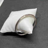 Men’s Dual-Line Beaded Kada in 925 Sterling Silver – Classic Heritage Design