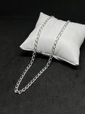 Classic Oval-Link Chain for Men in Real 925 Silver