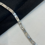 VIORÉ OvalLink 925 Sterling Silver Men’s Bracelet