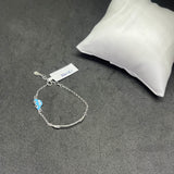 Kids Blue Car Charm 925 Sterling Silver Bracelet