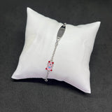 Kids Teddy Bear Charm 925 Sterling Silver Bracelet
