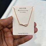 VIORÉ Eternal Infinity 925 Sterling Silver Necklace