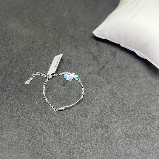 Kids Unicorn Charm 925 Sterling Silver Bracelet