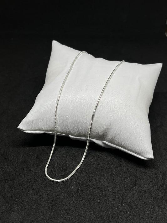 Mens Sleek Snake Chain in 925 Sterling Silver