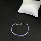 Womens Evil Eye Charm Bracelet in Real 925 Silver